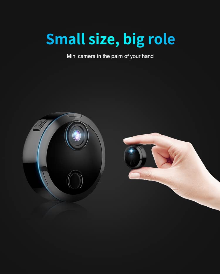 Shark Mini WiFi Spy Camera: 1080P Live Feed