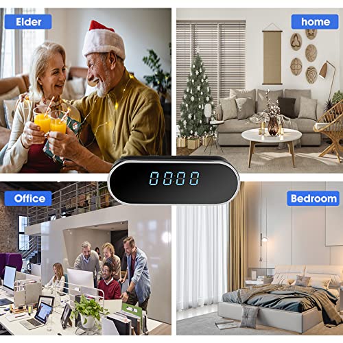 WiFi Spy Camera Clock HD 1080P Night Vision