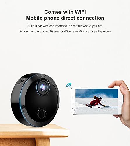 Shark Mini WiFi Spy Camera: 1080P Live Feed