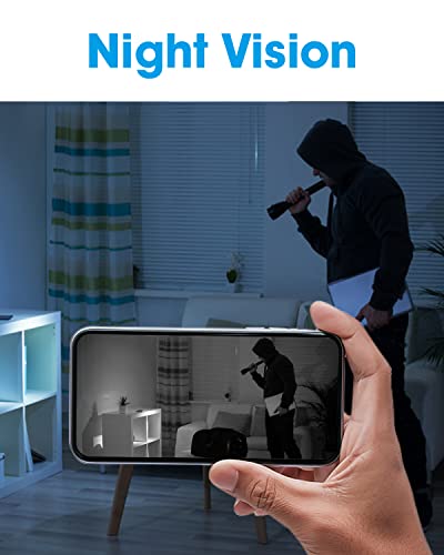 WiFi Spy Camera Clock HD 1080P Night Vision