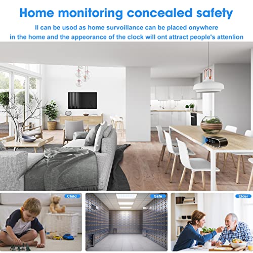 WiFi Spy Camera Clock HD 1080P Night Vision