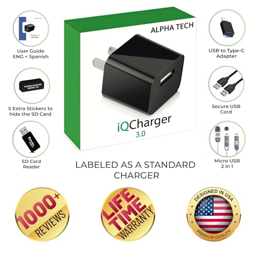 Premium HD 1080P Spy Camera Charger