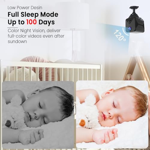 4K HD Mini Security Camera with Night Vision