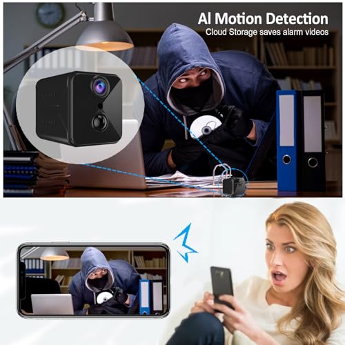 4K HD Mini Security Camera with Night Vision