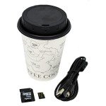 Covert 1080P Coffee Cup Lid Spy Camera