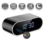 HD 1080p WiFi Hidden Camera Alarm Clock