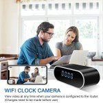 HD 1080p WiFi Hidden Camera Alarm Clock