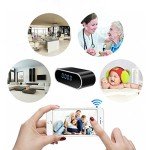 HD 1080P WiFi Alarm Clock Camera with Night Vision
