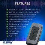 KJB Security DR100 Voice Recorder - 2GB Storage