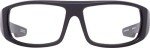 Logan Matte Black Spy Glasses with Clear Lenses