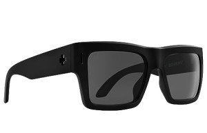 SPY Bowery Matte Black Square Sunglasses