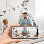 ULar 4K Spy Camera Smoke Detector with Night Vision