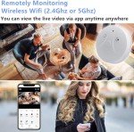 TANGMI WiFi Hidden Camera Smoke Detector 1080P