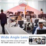 TANGMI WiFi Hidden Camera Smoke Detector 1080P