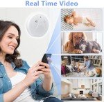 TANGMI WiFi Hidden Camera Smoke Detector 1080P