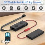 4K Mini Hidden Spy Camera with Remote Control