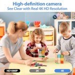 4K Mini Hidden Spy Camera with Remote Control