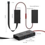 4K Mini Hidden Spy Camera with Remote Control
