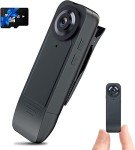 Compact 1080P Body Cam with Upgraded Clip