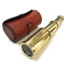 Brass 6" Handheld Telescope - Nautical Spy Gear