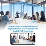 LIZVIE 15000mAh WiFi Smoke Detector Camera