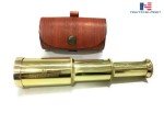Brass 6" Handheld Telescope - Nautical Spy Gear