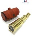 Brass 6" Handheld Telescope - Nautical Spy Gear