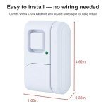 GE Personal Security Wireless Window and Door Alarm, 4 Pack