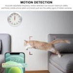 WiFi Hidden Camera Wall Clock with Motion Detection