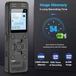 Spy Gear: EVIDA Digital Voice Recorder 64GB