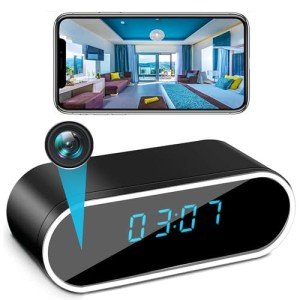 WiFi Spy Camera Clock HD 1080P Night Vision