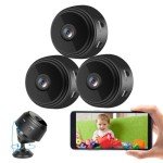 3-Pack Mini WiFi Hidden Spy Cameras 1080P