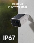 Eufy Solar Outdoor Security Camera, 2K Resolution