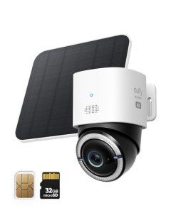 Eufy 4G LTE Solar Security Camera with Pan-Tilt