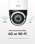 Eufy 4G LTE Solar Security Camera with Pan-Tilt