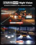 4K Dual Dash Cam with GPS, WiFi, Voice Control