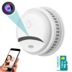 4MP HD Smoke Detector Spy Camera