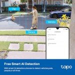 TP-Link Tapo 2K QHD Security Camera, Indoor/Outdoor