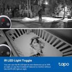 TP-Link Tapo 2K QHD Security Camera, Indoor/Outdoor