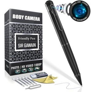 SIRGAWAIN 1080P Spy Camera Pen – HD Video & Photos