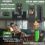 1080P HD Body Camera with Built-in 64GB Card