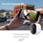Arlo Pro 5S Wireless 2K Security Spotlight Camera