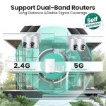 Wireless Solar Security Cameras - 4-Cam Pack