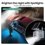 Wireless Solar Security Cameras - 4-Cam Pack