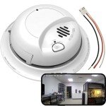 4K HD Wi-Fi Smoke Detector Spy Camera