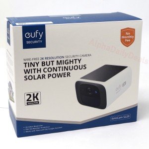 Eufy Solar Outdoor Security Camera, 2K Resolution
