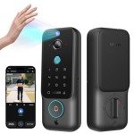 Smart Lock with 2K Camera and Keyless Access