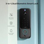Smart Lock with 2K Camera and Keyless Access