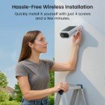 AOSU 4K Wireless Solar Security Camera System