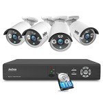 JouSecu 8CH HD Spy Camera System with Weatherproof CCTV